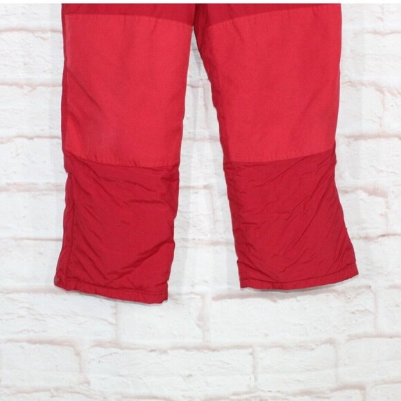 LL Bean Red Nylon Polyester Lined Insulated Pants Size 18 - Picture 4 of 10